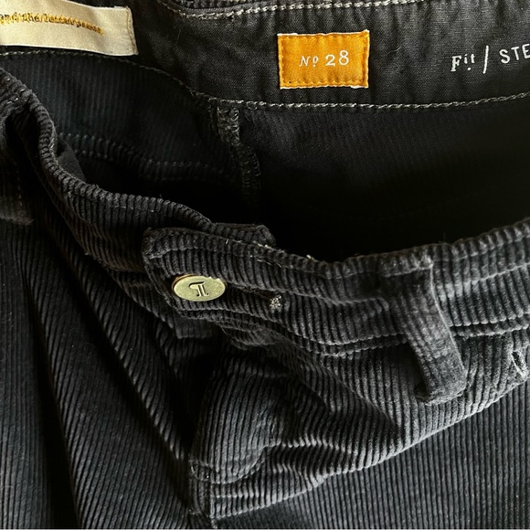 Pilcro Stet Slim Ankle Zippered Cords - Navy size 28 - Picture 6 of 7